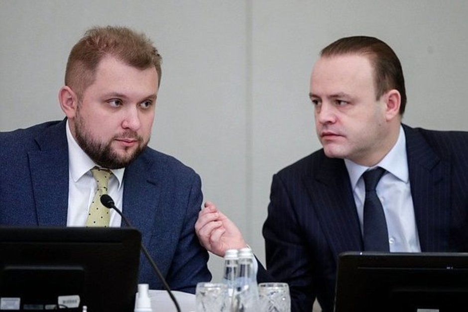    Заместители председателя Госдумы Борис Чернышов и Владислав Даванков. взято с сайта duma.gov.ru