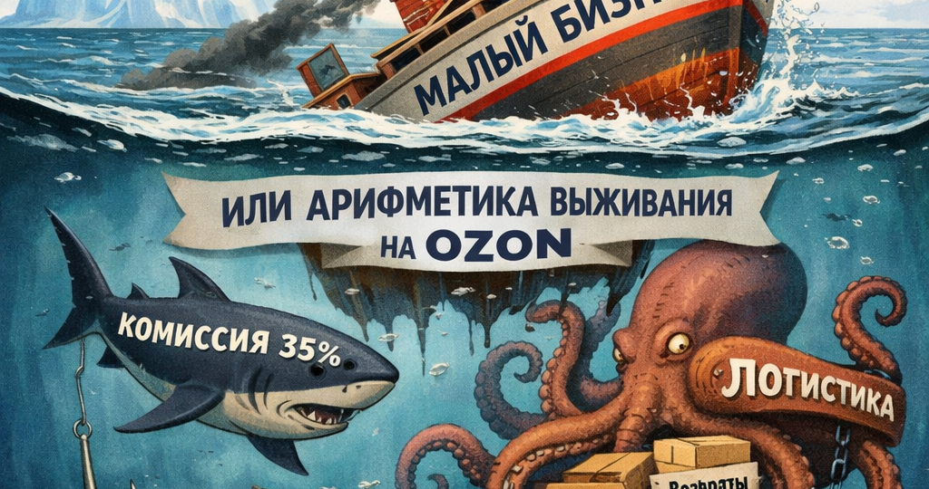 Великая иллюзия маркетплейсов: Почему малый бизнес «оптимистично» идет ко дну, или Арифметика выживания на Ozon