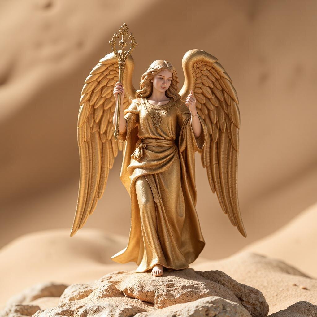 Ангел. Иллюстрация сгенерирована нейросетью