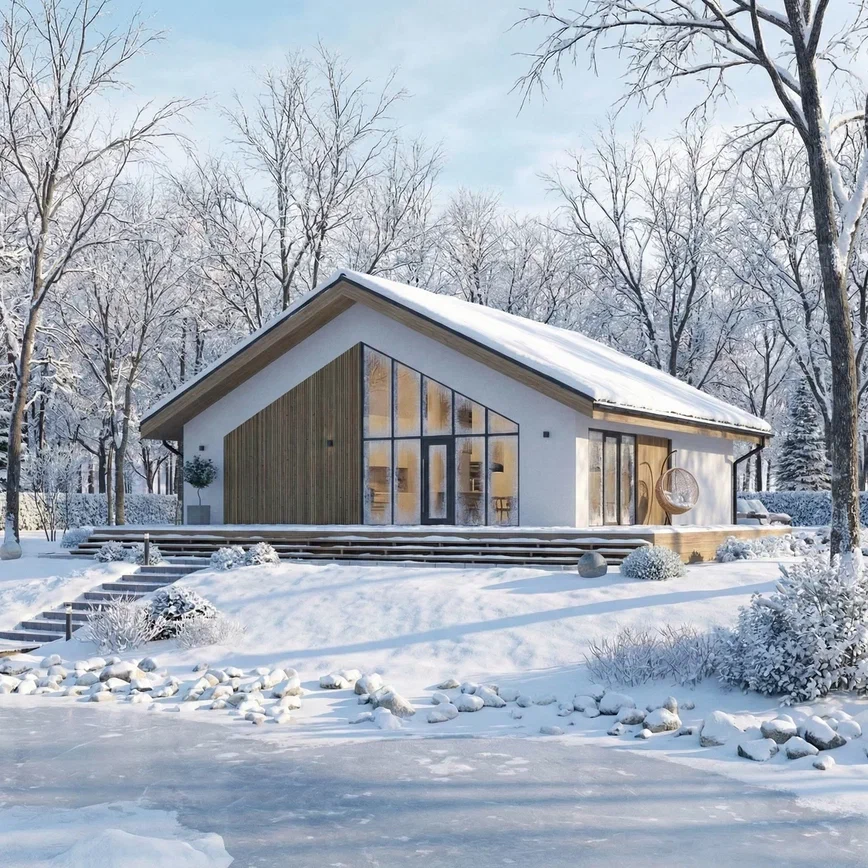 Проект дома из ЛСТК. Тайм Стил