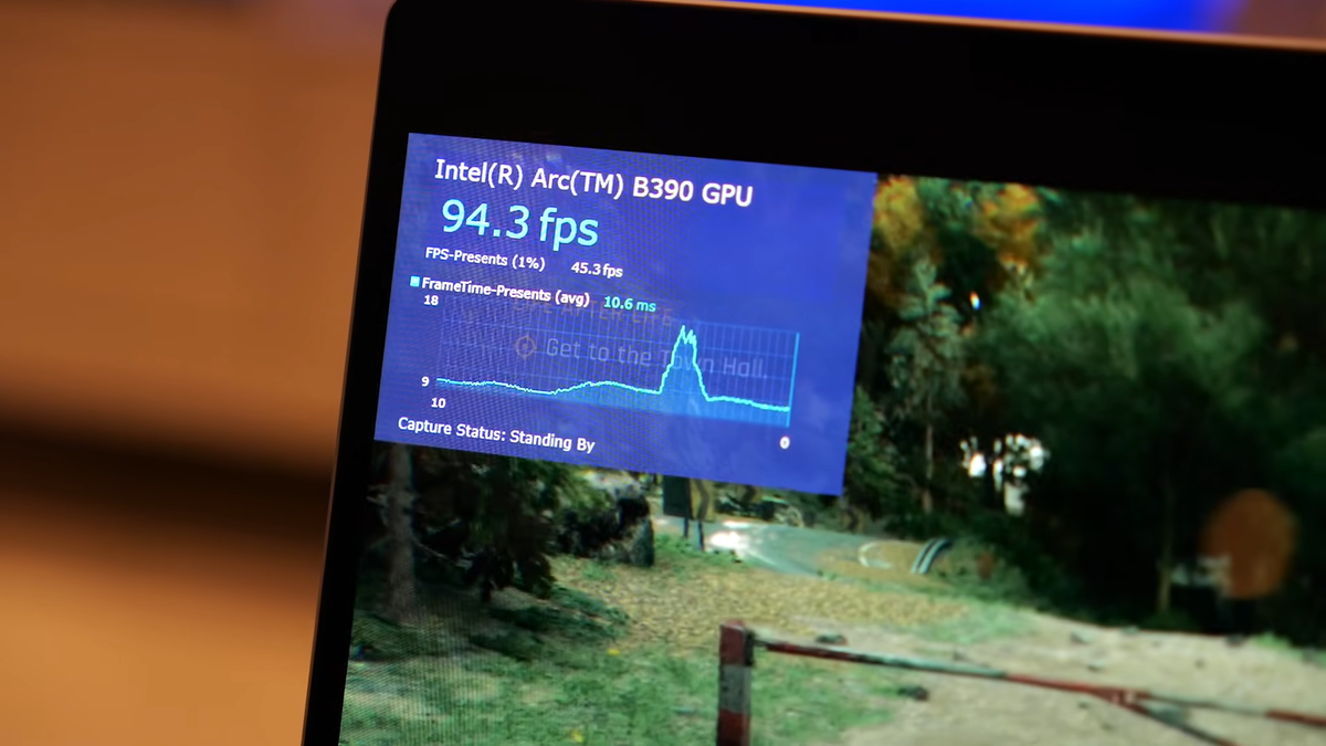 Первые тесты графики Intel Panther Lake — на уровне RTX 3050 и RX 6600