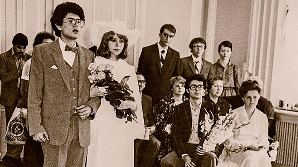 Игорь Корнелюк с Мариной в день свадьбы