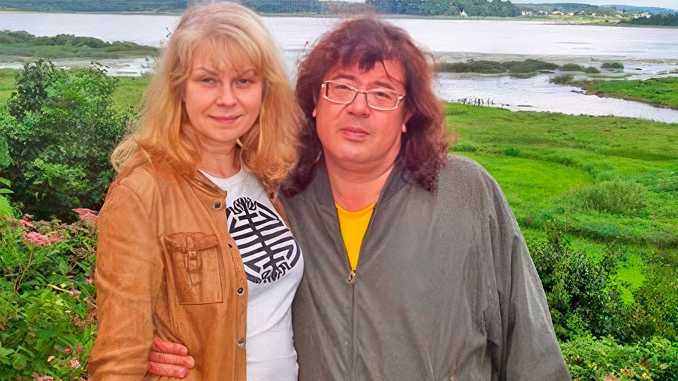 Игорь Корнелюк с женой Мариной