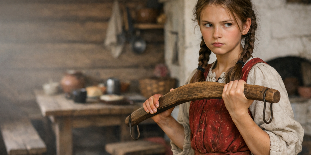 После похорон мать стала приходить по вечерам с гостинцами, а в доме оставались только сажа, глина и страх старшей дочери