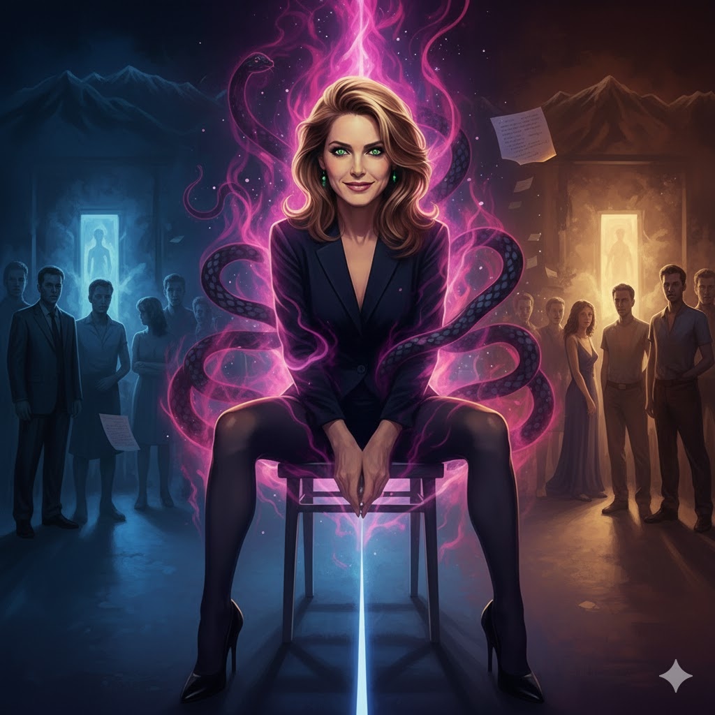 "Антинэя: Ледяное пламя Кундалини", иллюстрация создана сетью Джемини