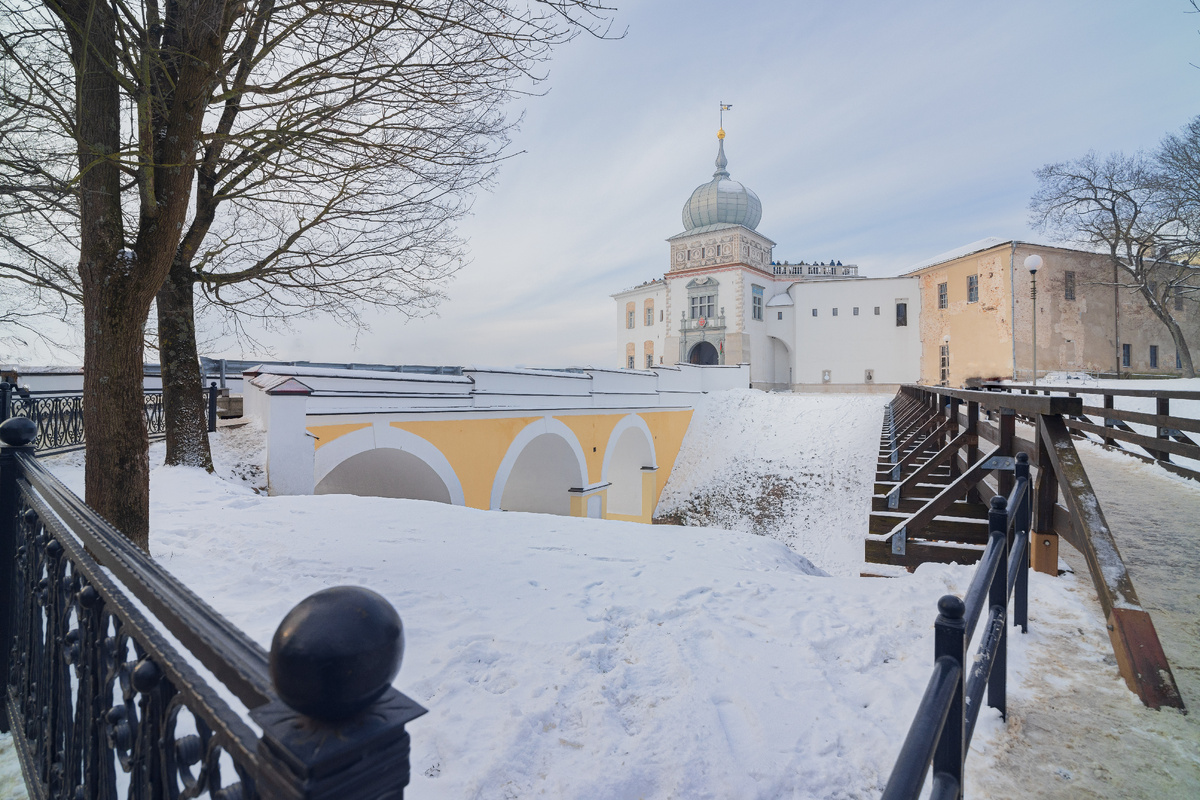 Мост к старому замку в Гродно, моя фотография 