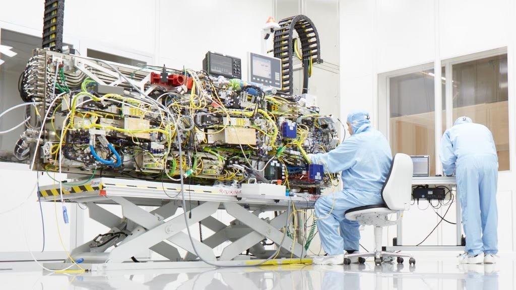 Сборка EUV лазера. Изображение: TRUMPF