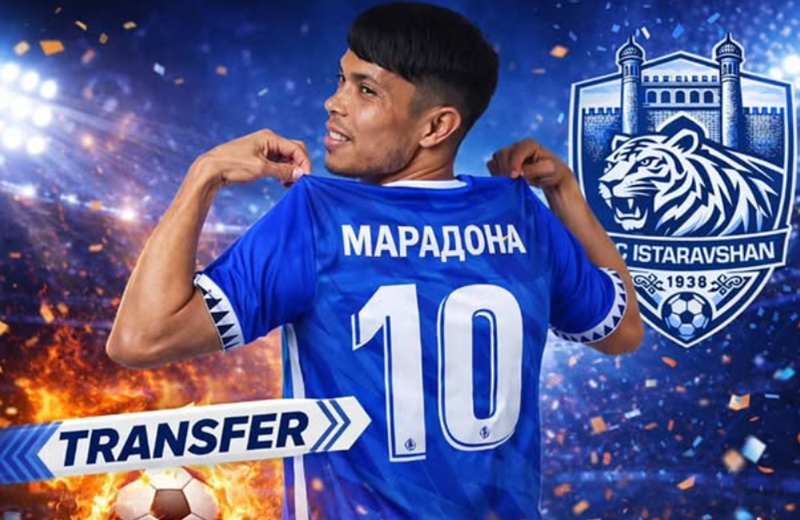 Марадона Сафаров. Фото пресс-службы ФК "Истаравшан"