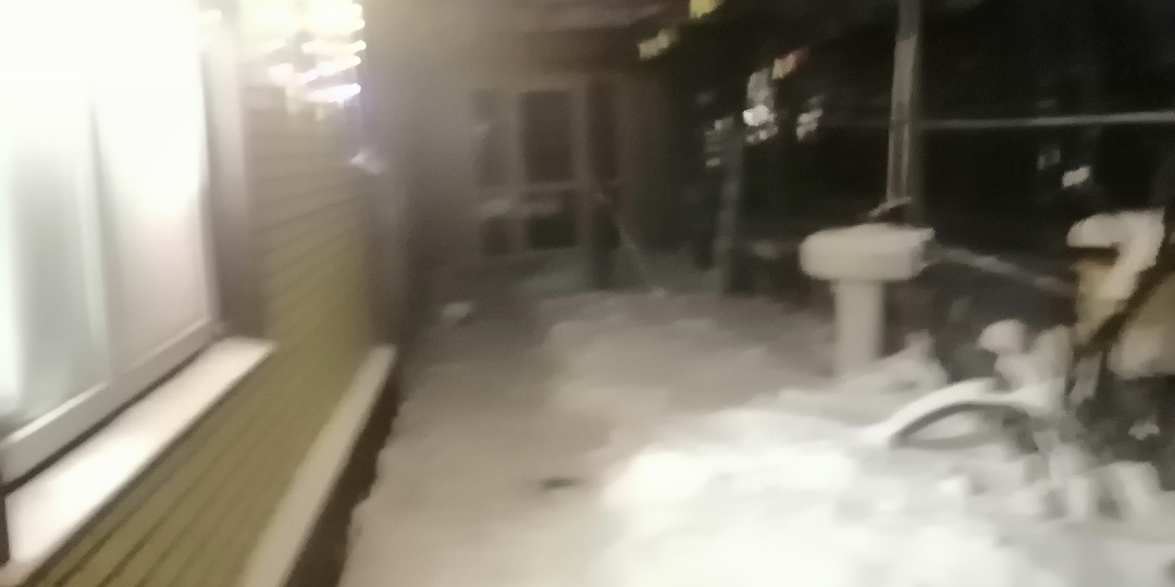 Зимний вечер.