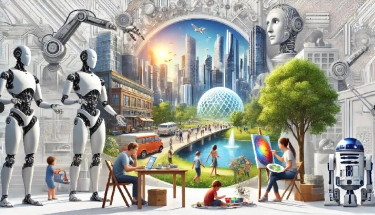 вкалывают роботы, счастлив человек