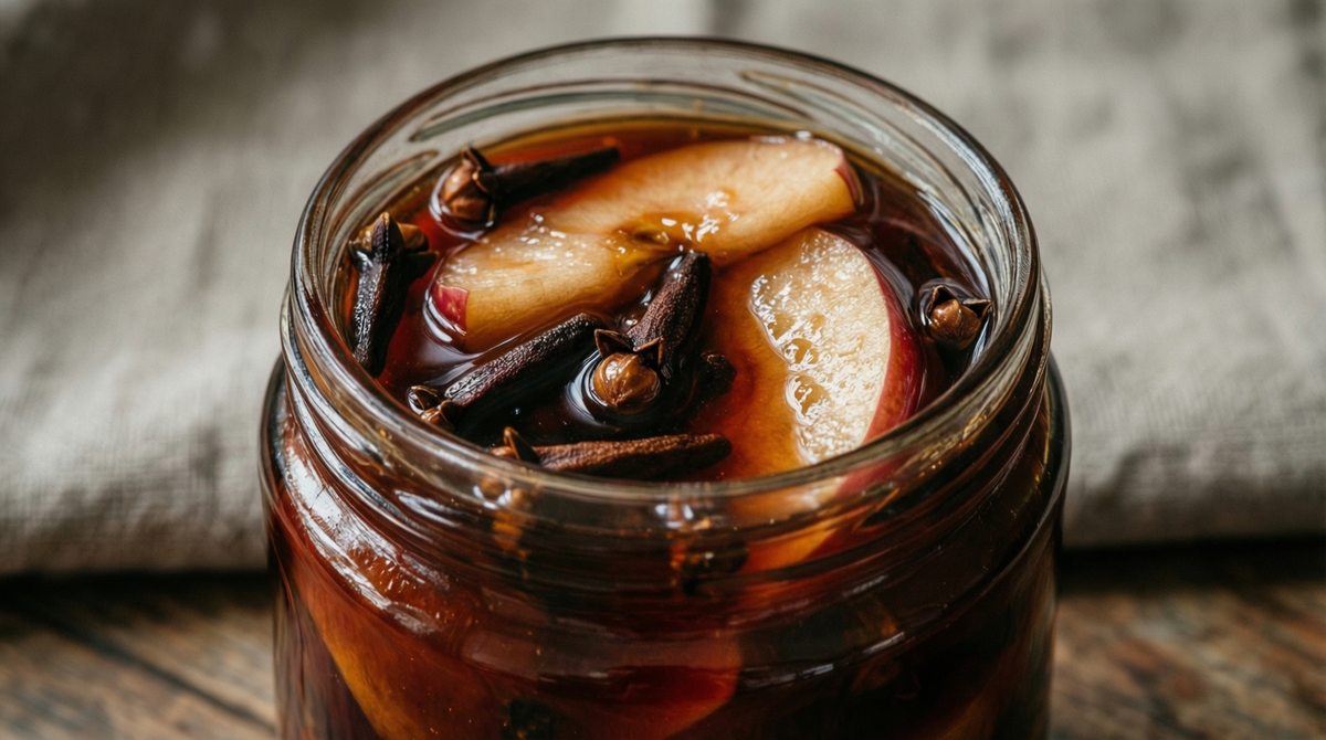 Яблочный маринад с гвоздикой