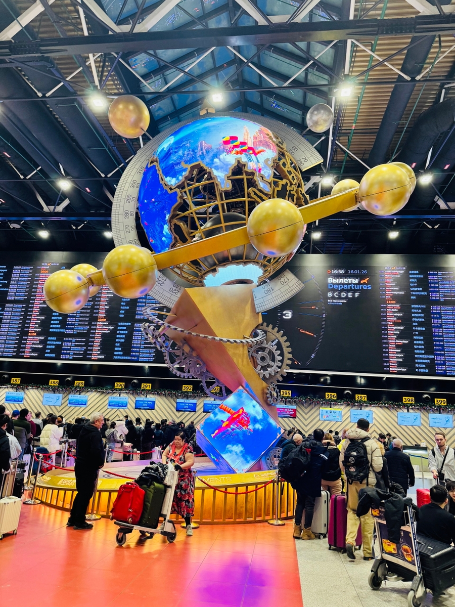 Все эти люди стоят на наш рейс