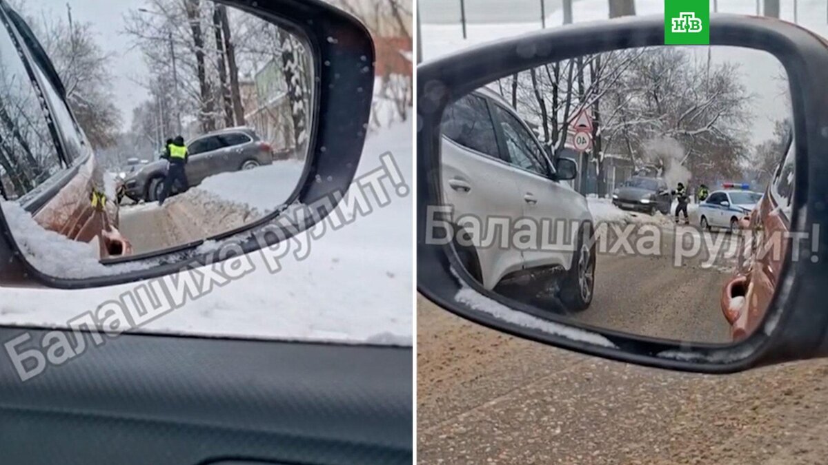    Полицейские открыли огонь по Porsche в подмосковной Балашихе