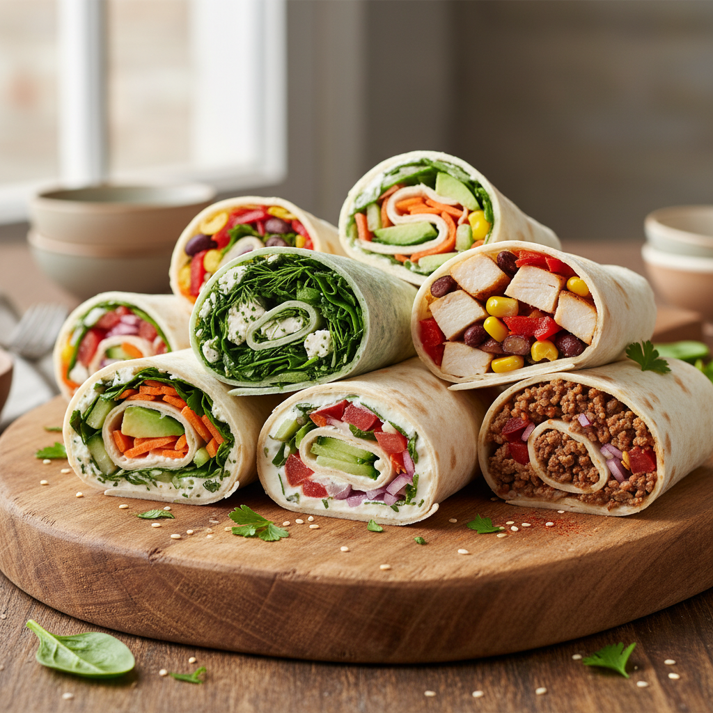 Аппетитные закусочные рулетики из лаваша с разнообразными начинками