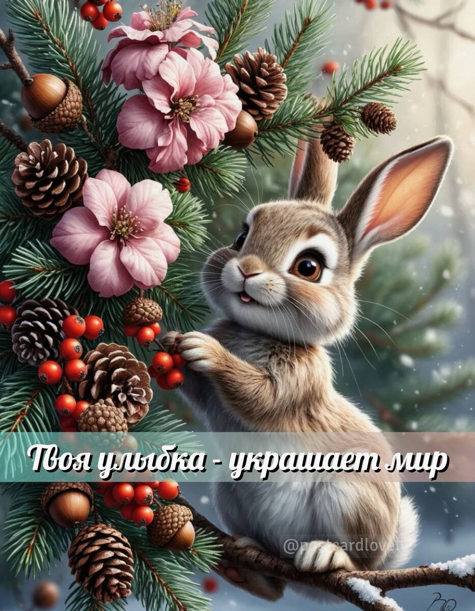 Зимние открытки-комплименты: согрейте словом в холодный день