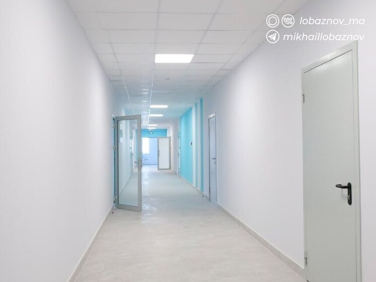     В Старом Осколе завершен капремонт второго и третьего этажей корпуса медколледжа, фото: t.me/mikhaillobaznov