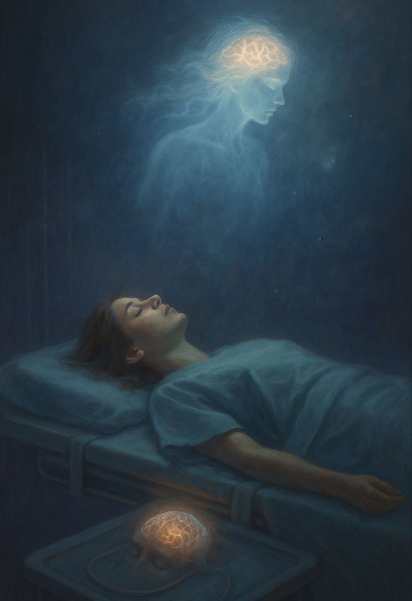  Интересный нейрофеномен, о котором я сегодня узнала: во время операции человек может «видеть себя со стороны»