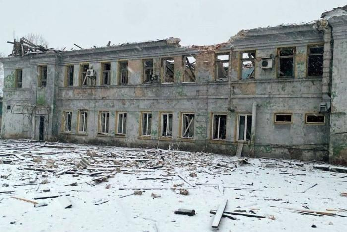 Последствия ночных ударов по целям на Донбассе, источник Телеграм-канал Хроники Гераней