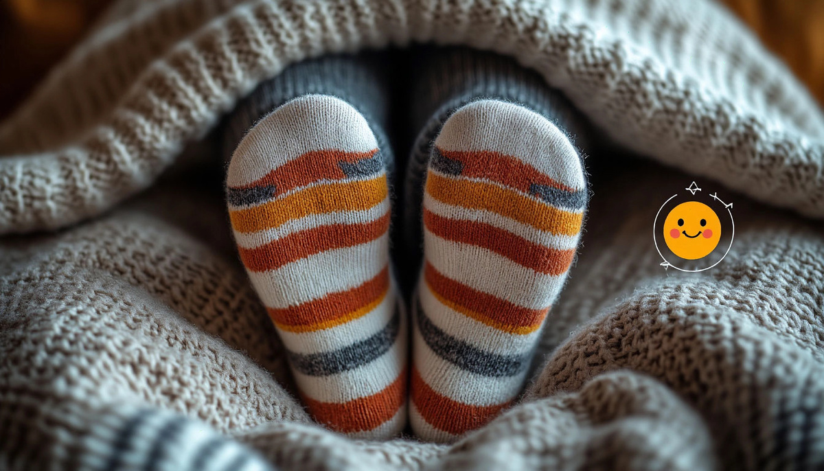 «Надень носки, а то не уснёшь!» — кажется, эта фраза по наследству передаётся от бабушек к внукам. Мы отмахиваемся, считая её старомодным суеверием. А зря. Современная наука доказала: бабушка была права. И у этого совета есть строгое физиологическое обоснование, которое переворачивает представление о засыпании.
