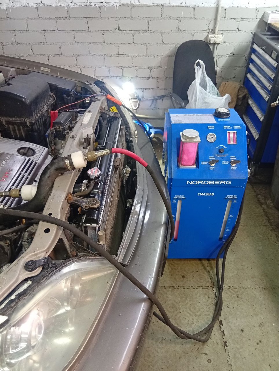 Промывка радиатора охлаждения