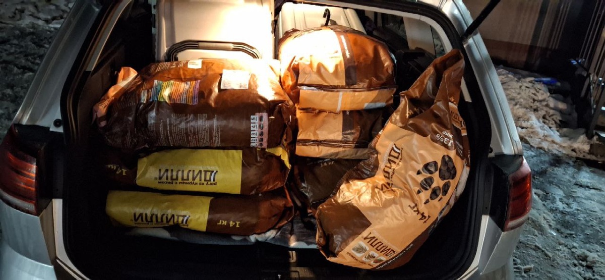 И это количество корма на ДВА дня!!!! 