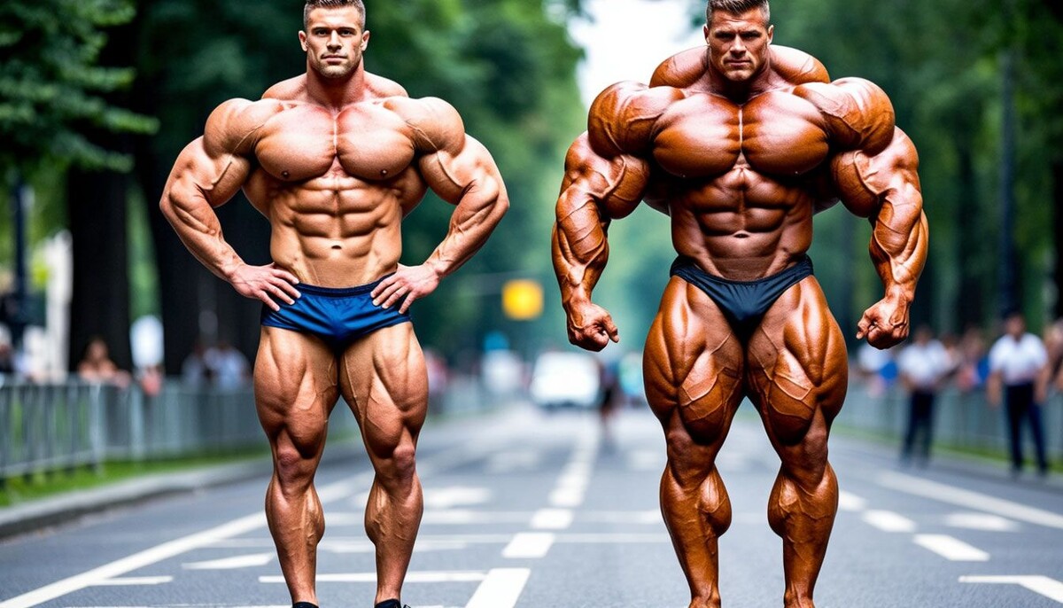 Рассказываю почему один атлет на фото натуральный бодибилдер, а другой нет