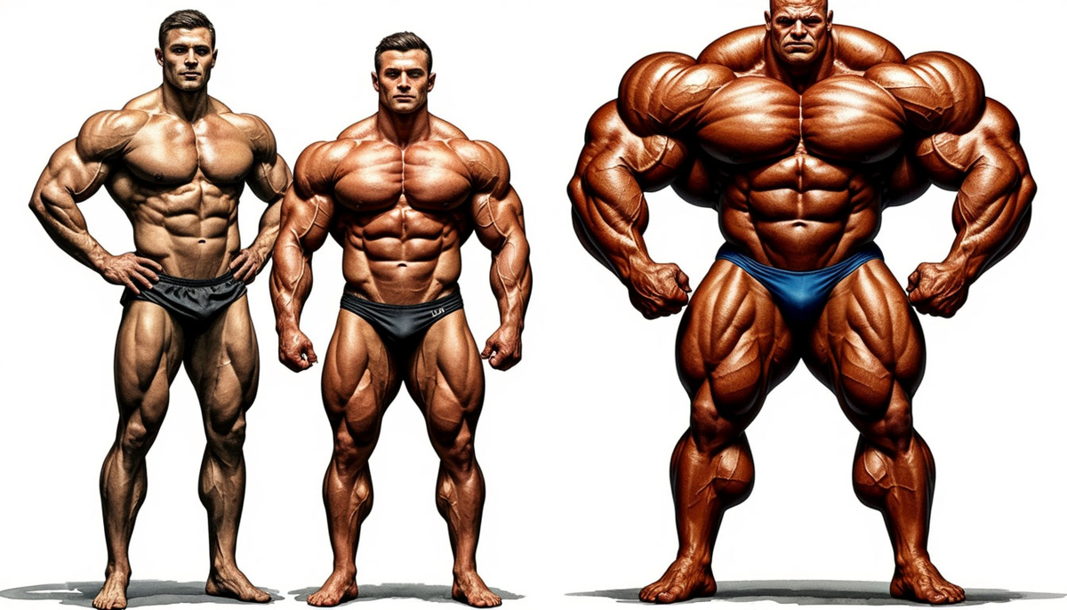 Рассказываю почему один атлет на фото натуральный бодибилдер, а другой нет