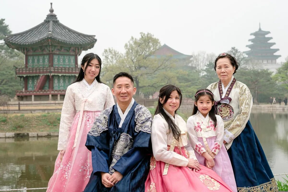 Традиционная корейская семья. Источник: studio.roycruz.com