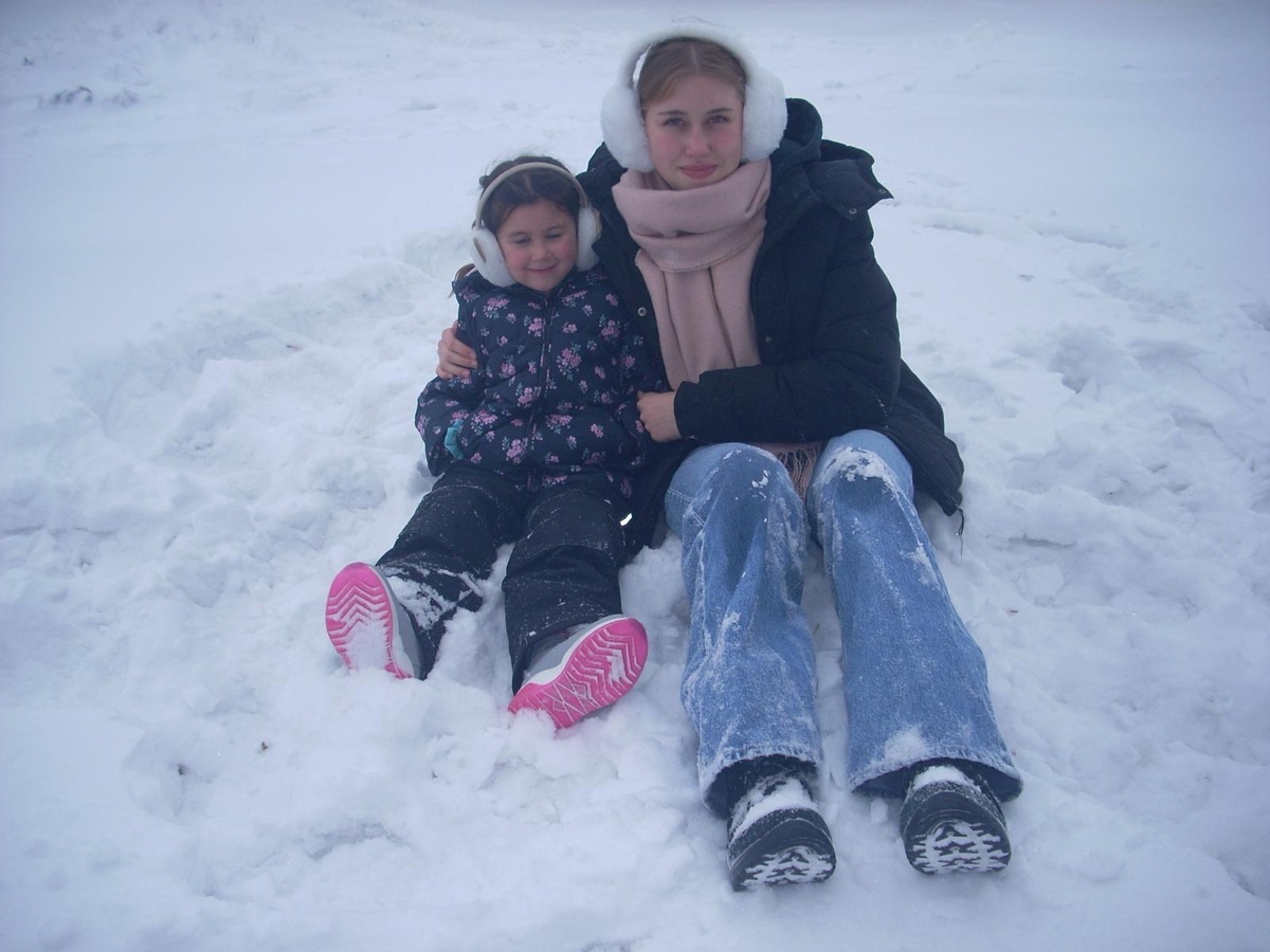 С нашей внучкой 