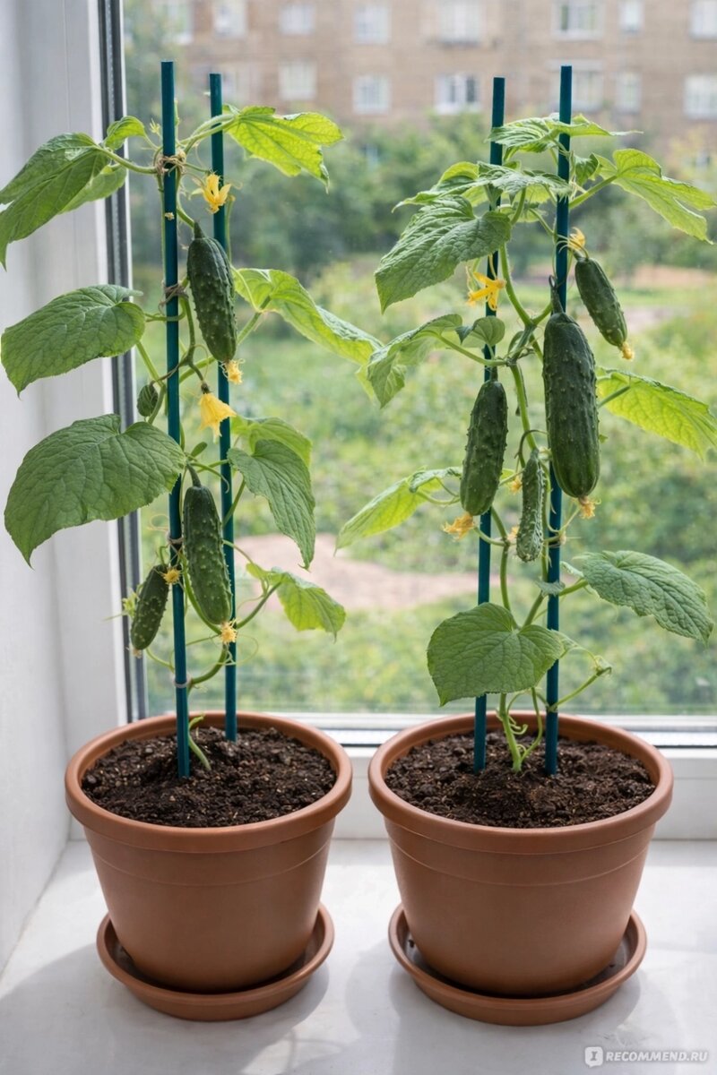    Выращивать огурцы на подоконнике не так сложно. Фото: АиФ/ Денис Терентьев