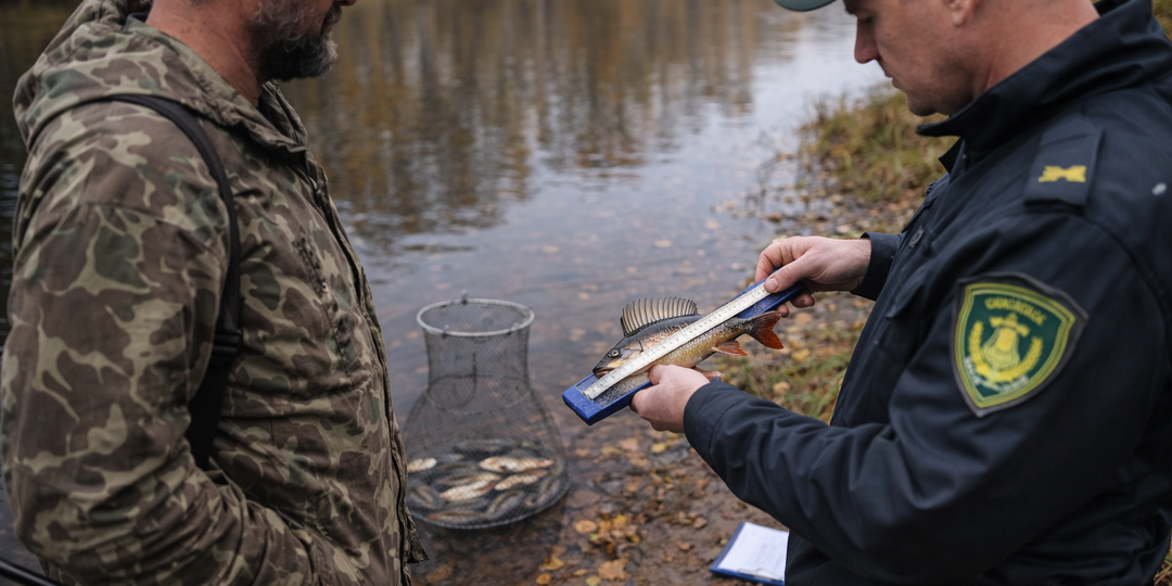 Рыбалка закончилась протоколом: как инспектор проверяет улов и где чаще всего ошибаются