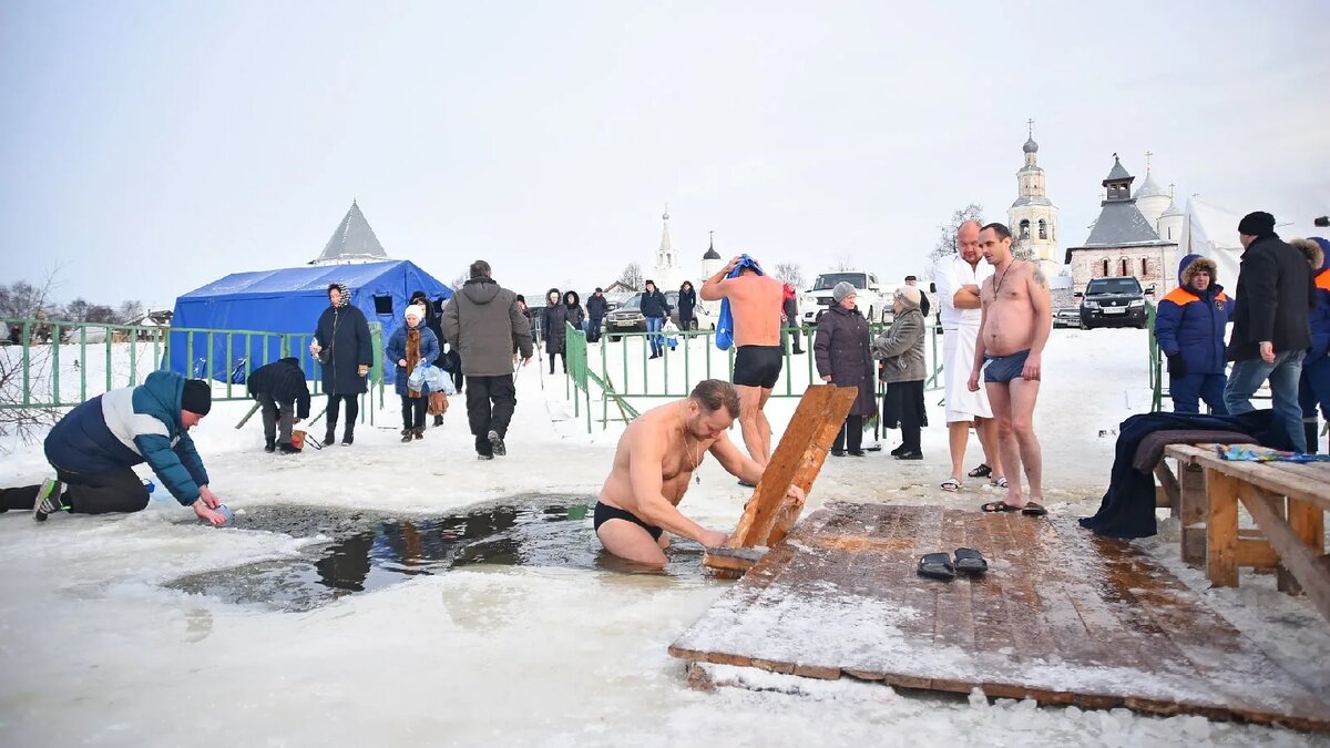 Обряд в Крещение Господне...