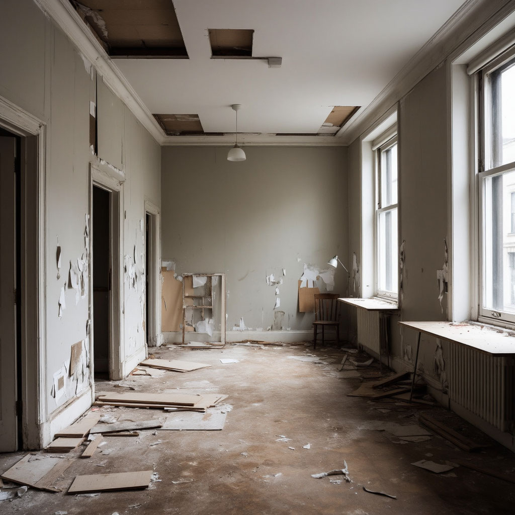 Глобальный затянувшийся ремонт с классическим подходом "всё снести к чёр...й матери и построить заново" (изображение сгенерировано нейросетью)