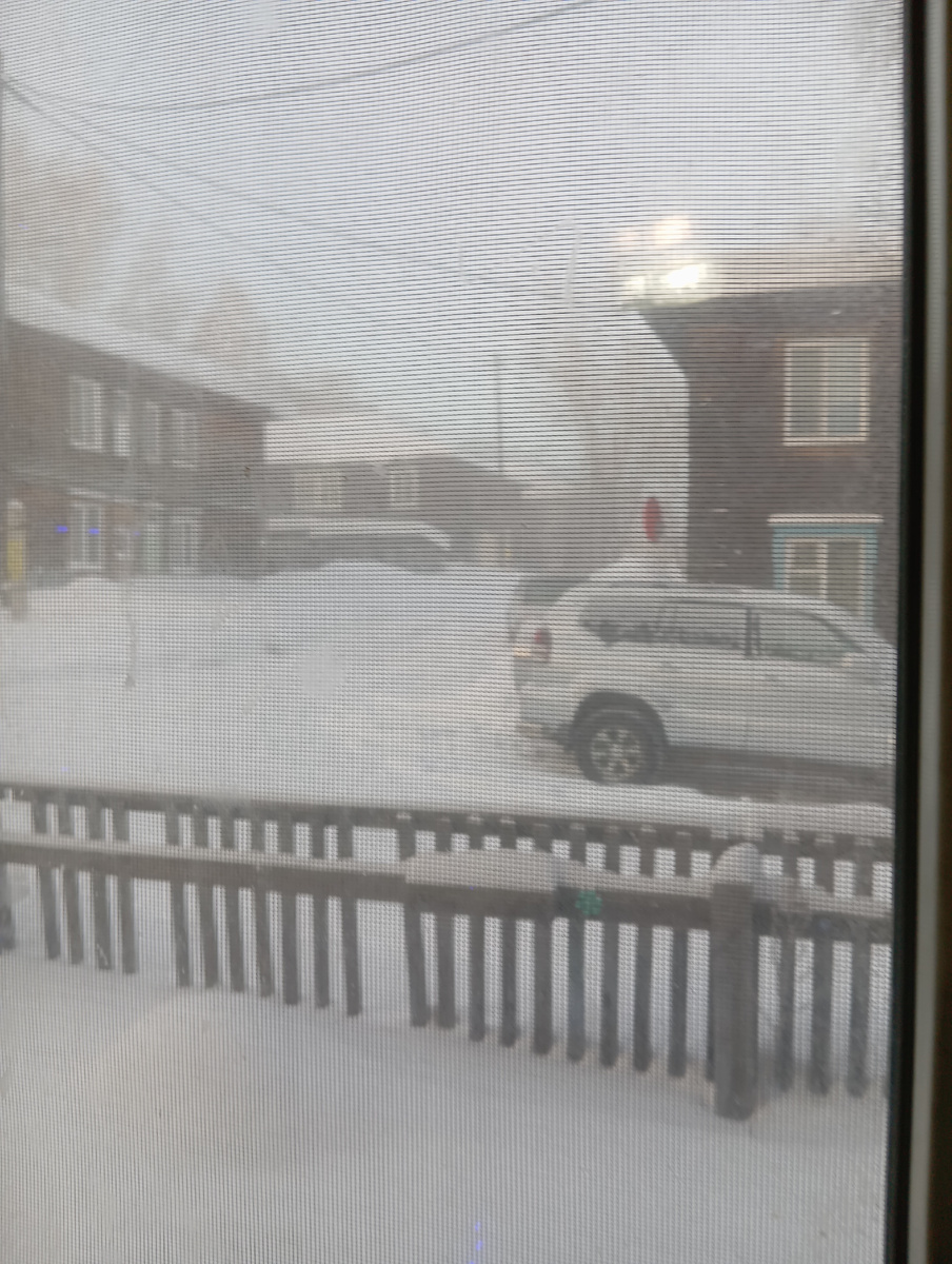 Все в тумане. На фото плохо видно.