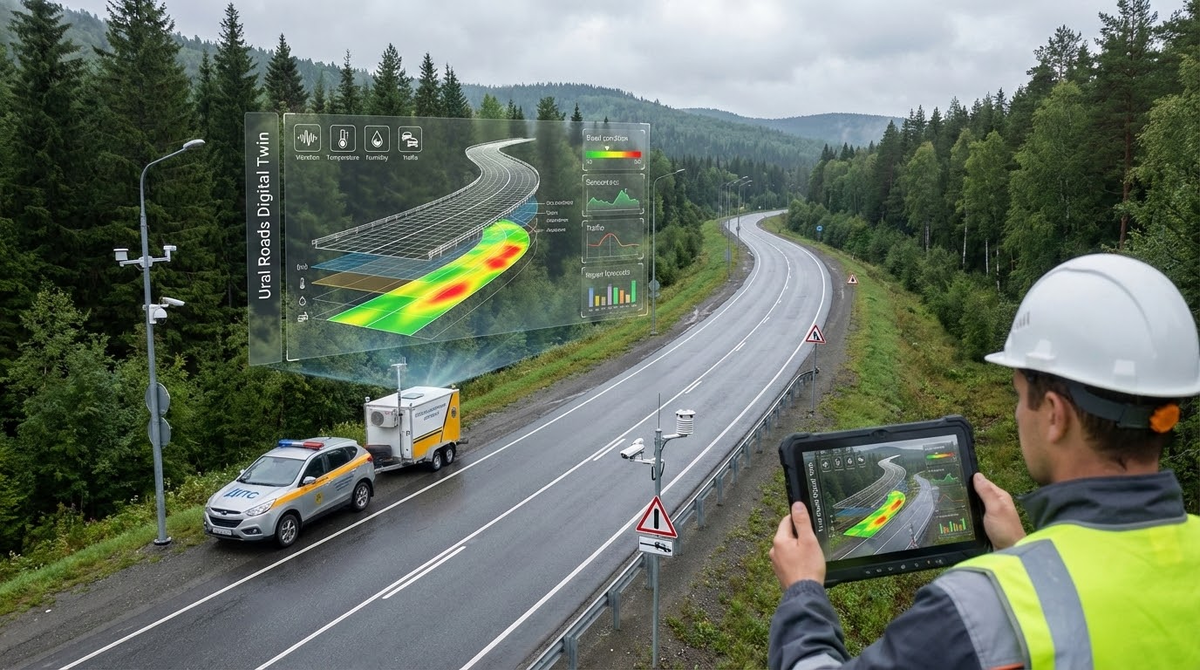    Цифровой двойник дорог: как Минтранс улучшит управление трассами Урала