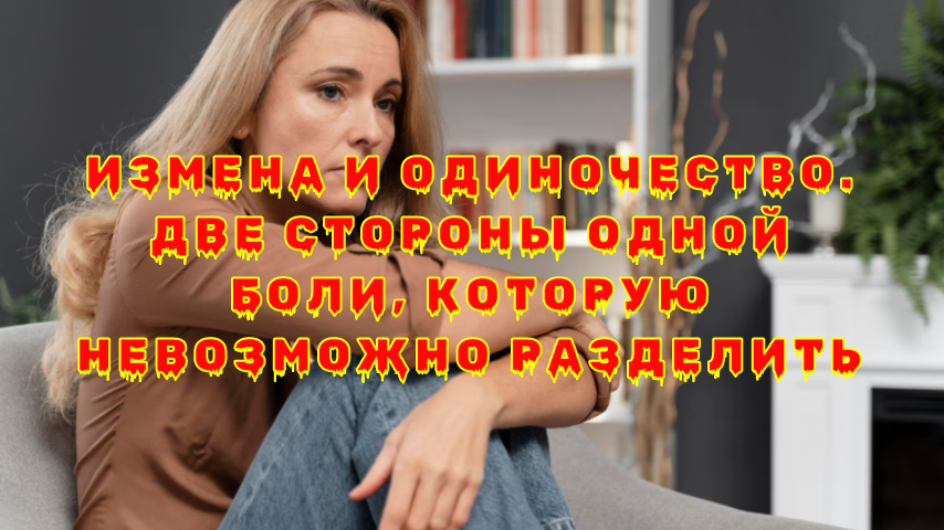 Измена и одиночество. Две стороны одной боли, которую невозможно разделить