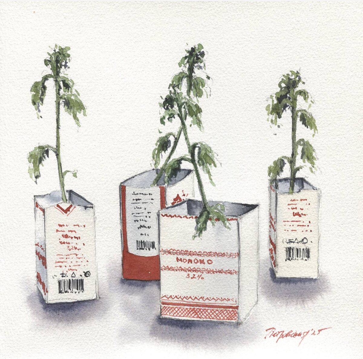 Художник Ирина Петровская. Рекламу можно усмотреть и здесь