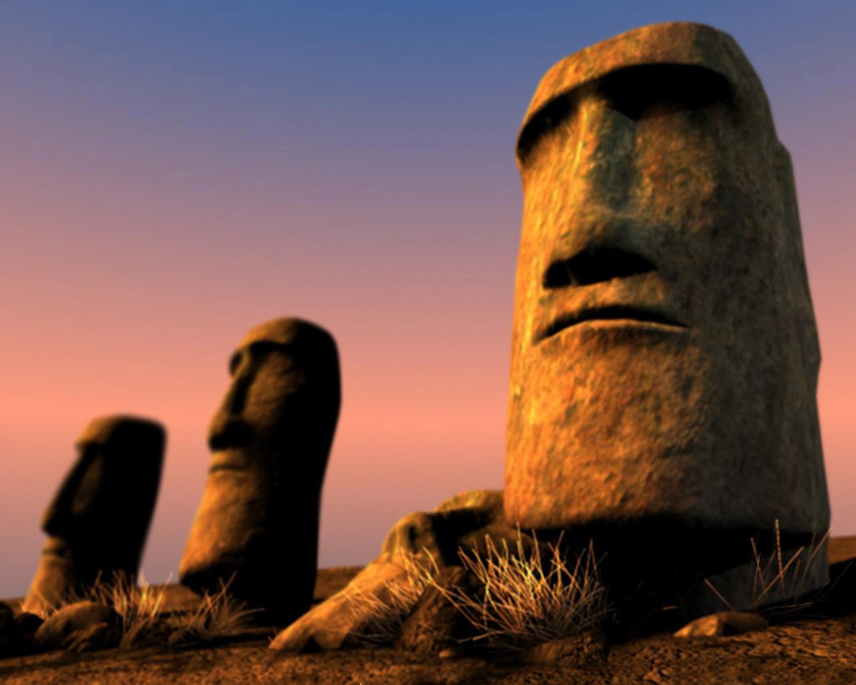 голова  Моаи