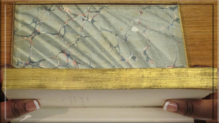 Позолоченный передний край «Размышлений об охоте: в серии фамильярных писем к другу», опубликованных в 1820 году, не кажется чем-то необычным, пока страницы не развернутся веером.