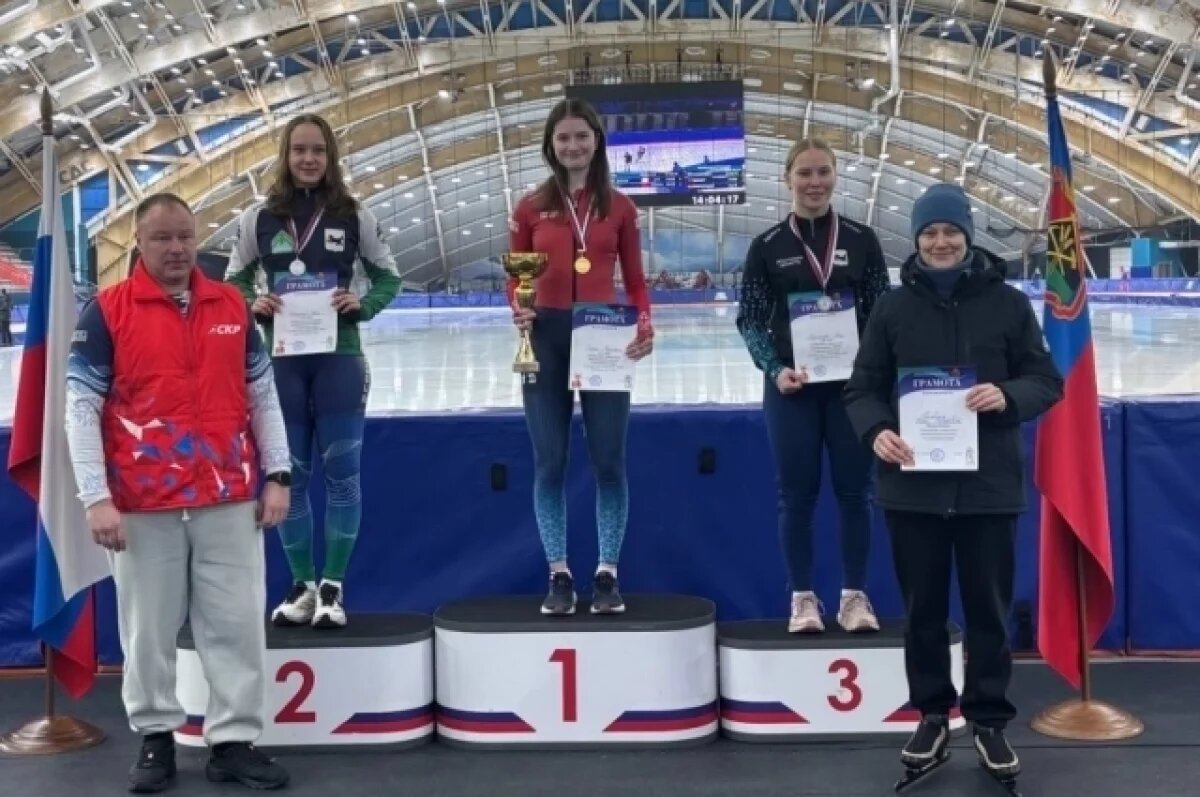    Забайкалка заняла третье место на Первенстве по конькобежному спорту