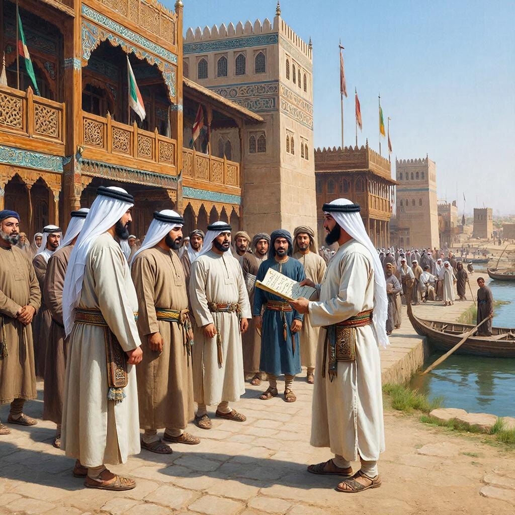 Отъезд посольства в Булгар.