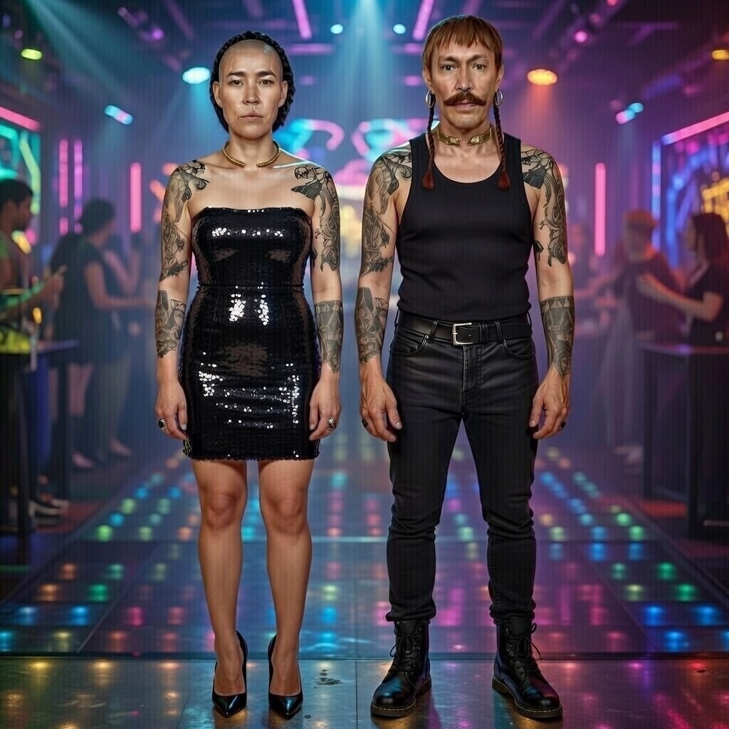 Пара скифов в ночном клубе