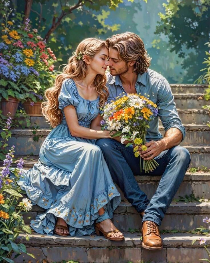 Счастье в прикосновениях)))