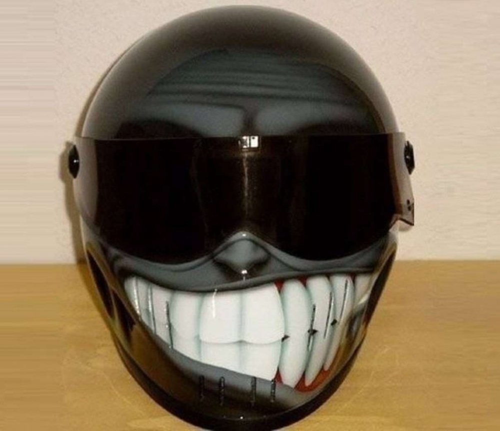 мотошлем Bandit  с росписью