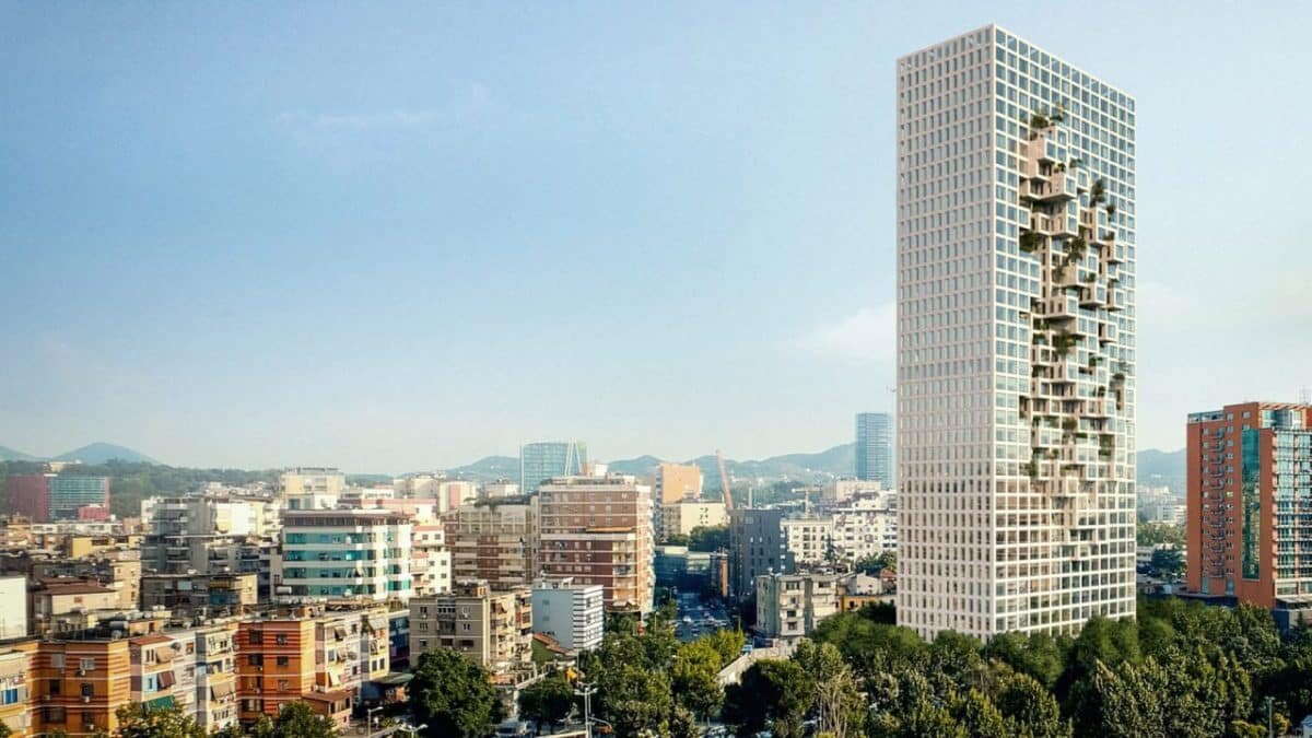    Downtown One, Албания / © MVRDV