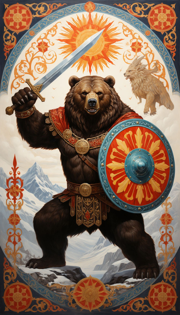 Когда медведь берёт меч — враги трепещут!