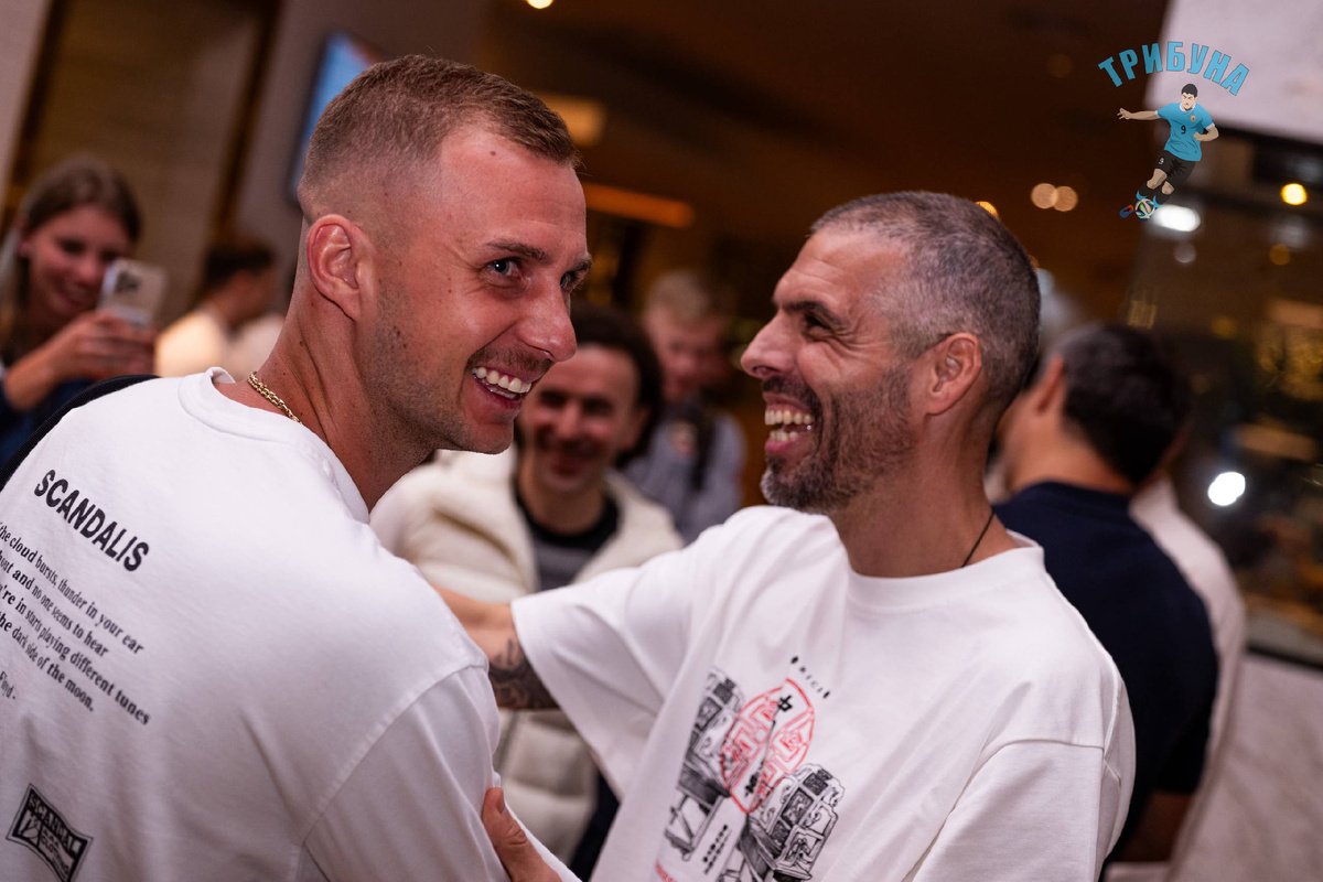 Встреча Баринова и Челестини на сборах