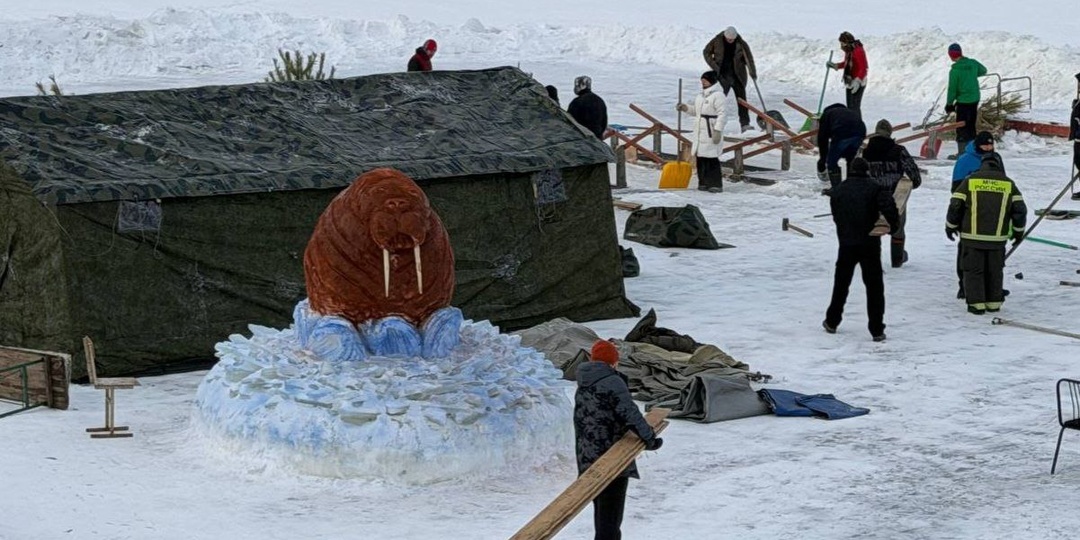 🧊На Зелёном острове уже приступили к обустройству крещенских купелей