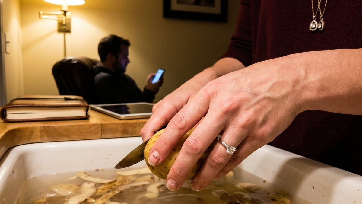 Я зарабатываю в три раза больше, но должна чистить картошку?