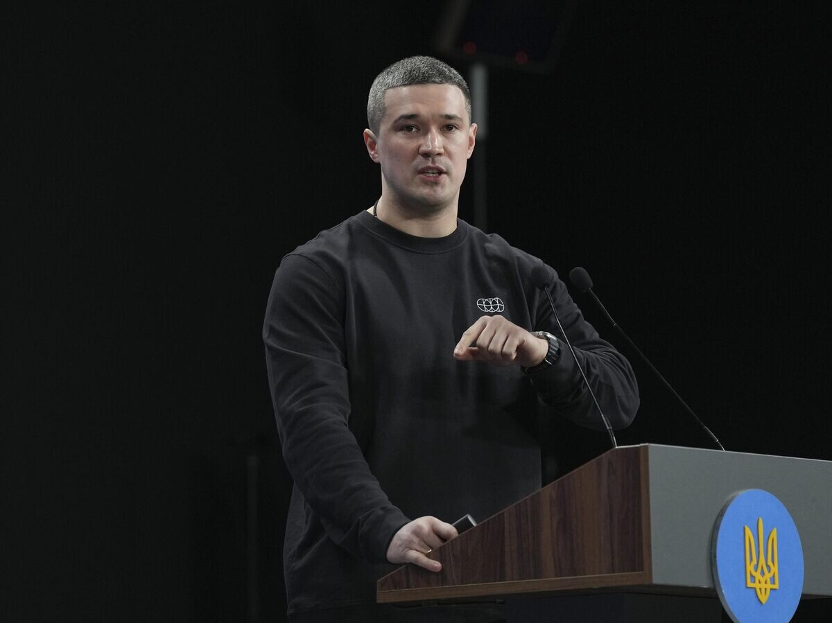    Министр цифровой трансформации Украины Михаил Федоров | © AP Photo / Evgeniy Maloletka